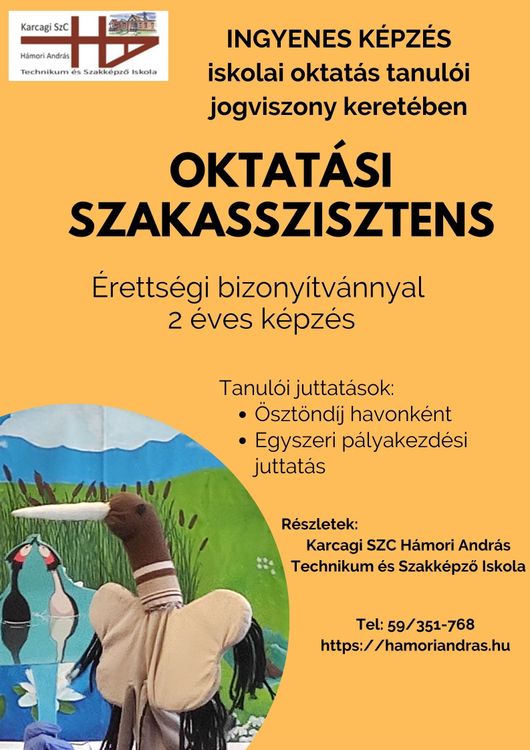Ingyenes képzés nappali rendszerű iskolai oktatás keretében